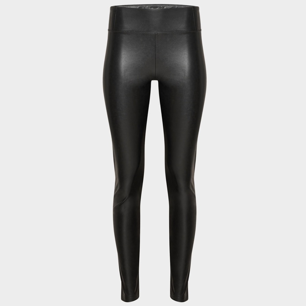 Wilfred Black Leather Leggings